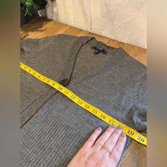 COUPÉ COLLECTION Gray long cardigan size L - Picture 3 of 8